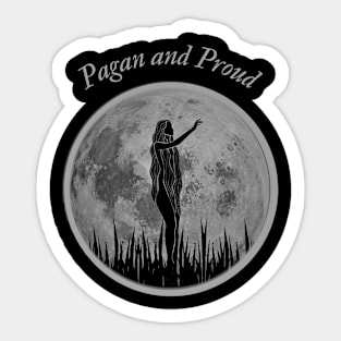 Goddess of the Moon Sticker